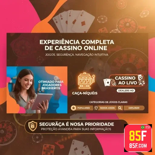 App 85f.com com login seguro em interface premium