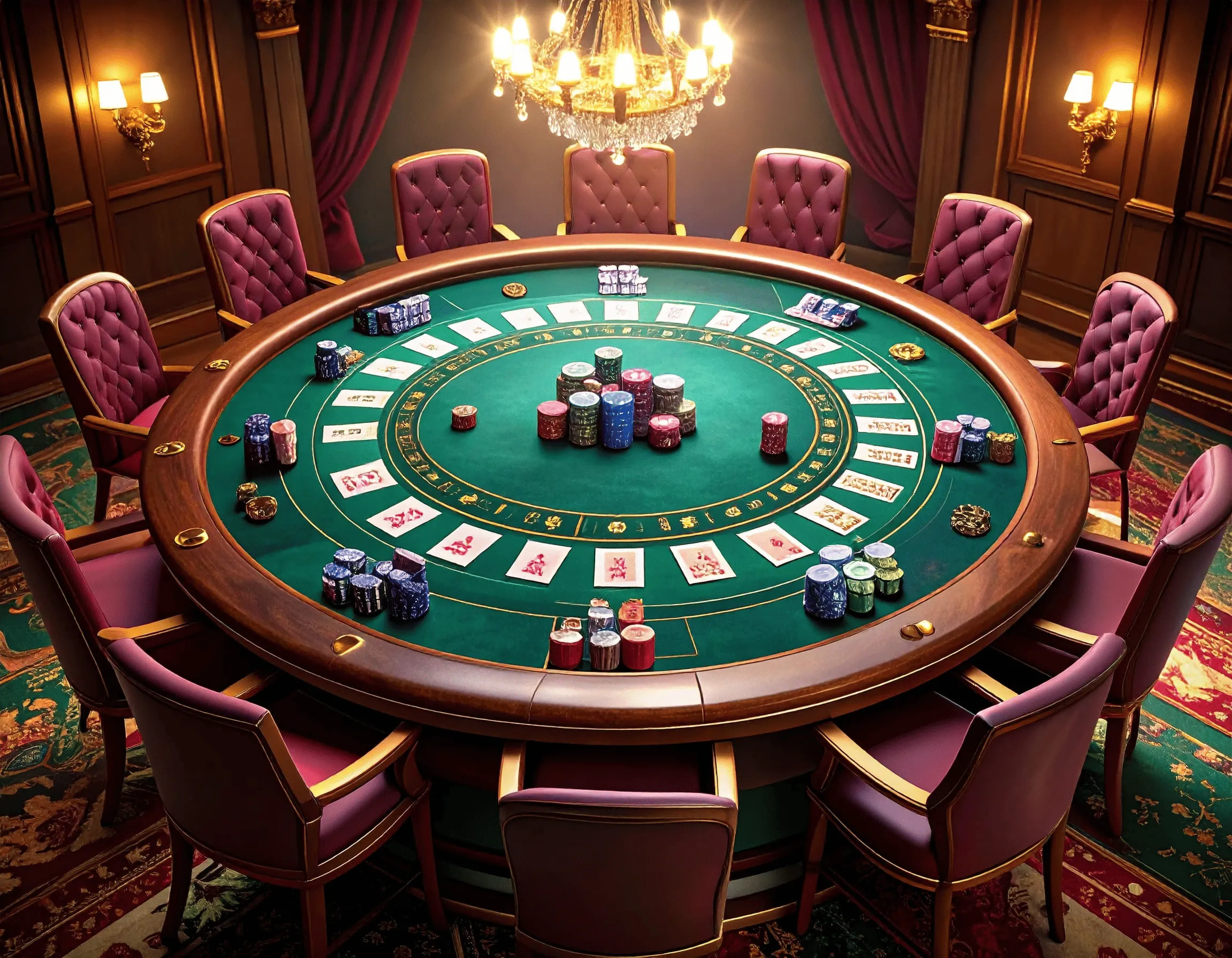 Croupier conduzindo mesa de blackjack ao vivo