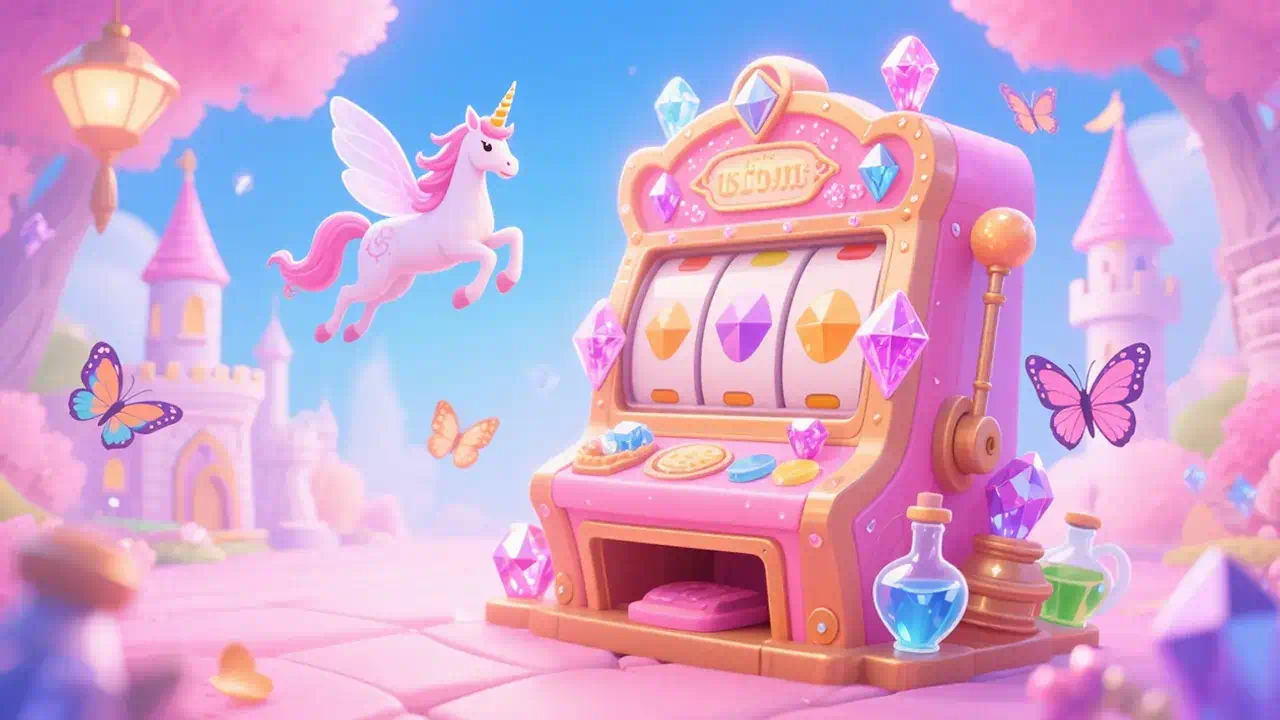 85f.com slot com cristais brilhantes em cenário nevado